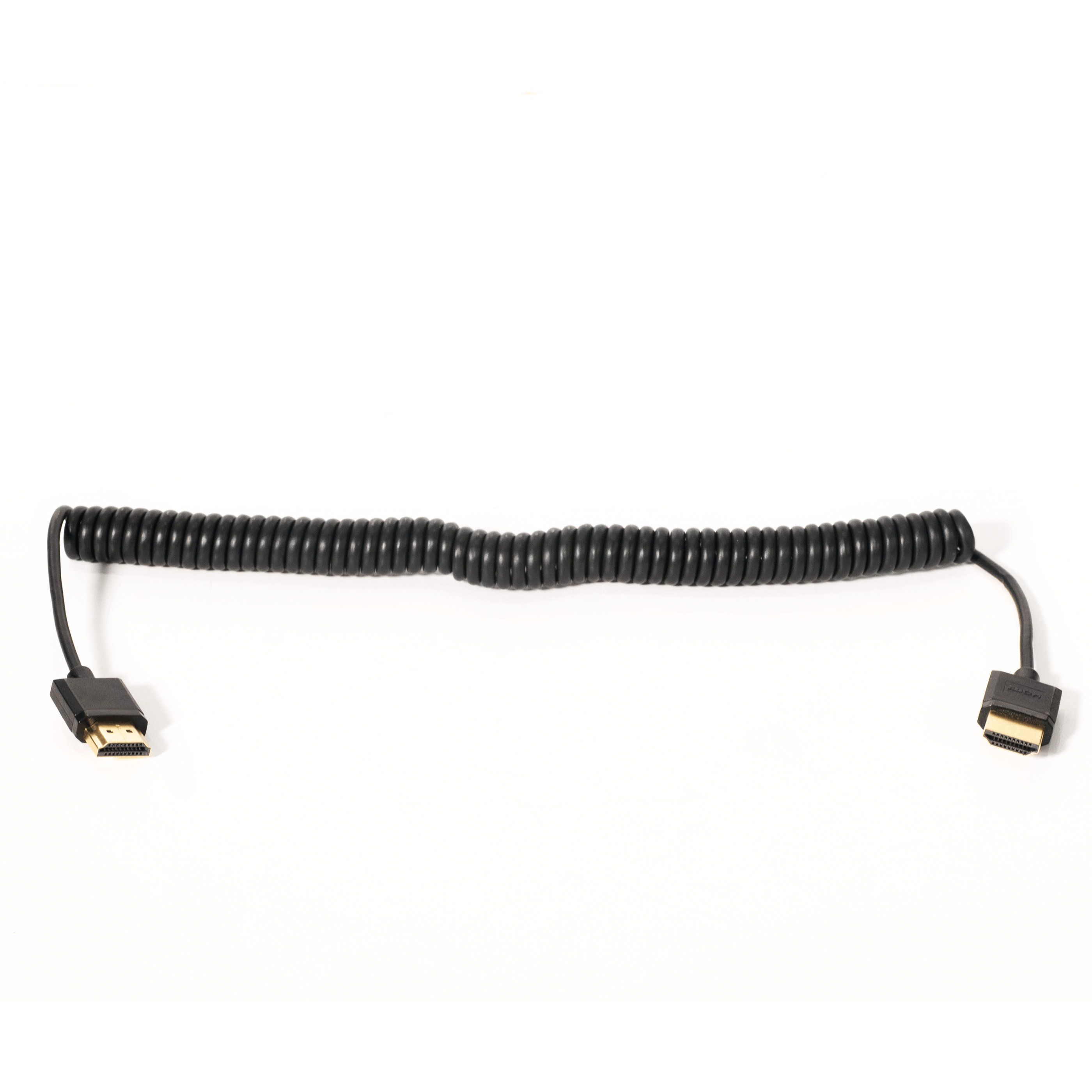 16 in - 8 ft Coiled Full-size HDMI Cable - 4K Standard HDMI (Type A) Full to Full