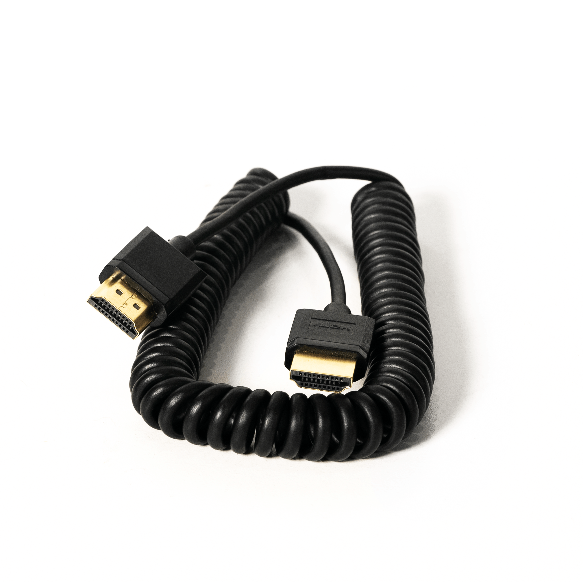 16 in - 8 ft Coiled Full-size HDMI Cable - 4K Standard HDMI (Type A) Full to Full