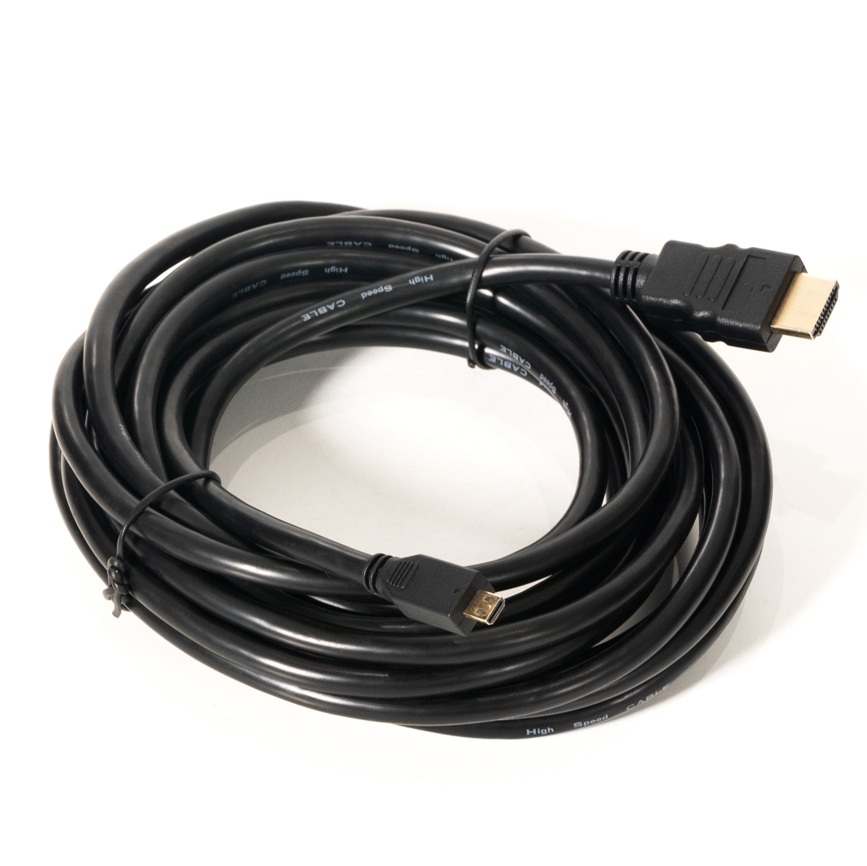 15ft (5m) Micro-HDMI 4K 30AWG (Type D) to Standard HDMI (Type A)