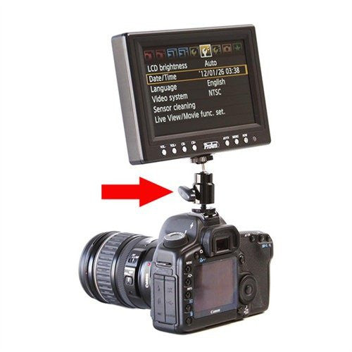 Accessory shoe mount for LCD monitors - PRODUCTS
