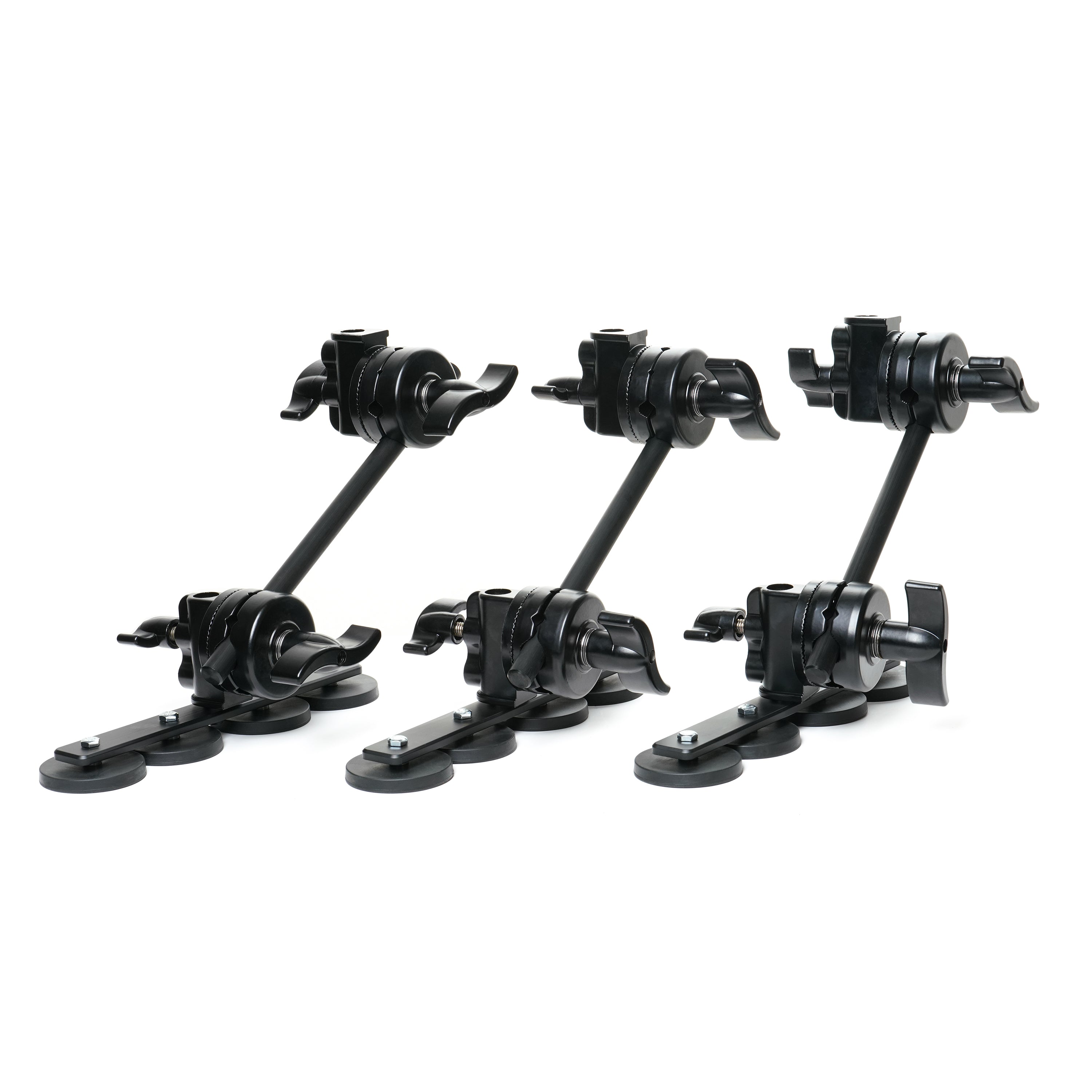 Articulating Triple Magnet Arms with Grip Heads (Set of 3 Arms)