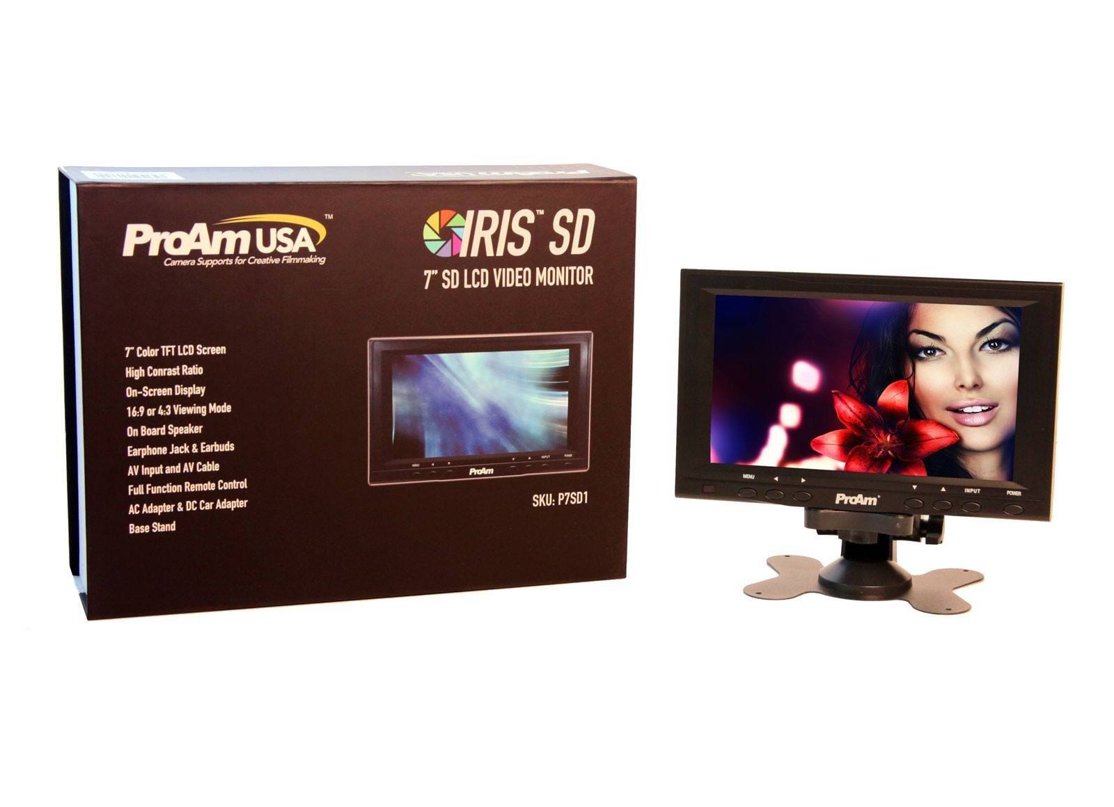 SALE 7 Inch Iris SD On-Camera / Crane LCD Monitor Kit (P7SD) - PRODUCTS