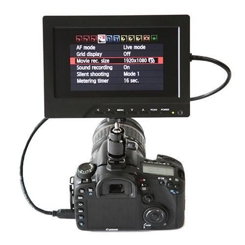 Open-Box SALE 7 inch Iris Pro 1080i Compatible HDMI LCD Monitor (P7HD2) - PRODUCTS