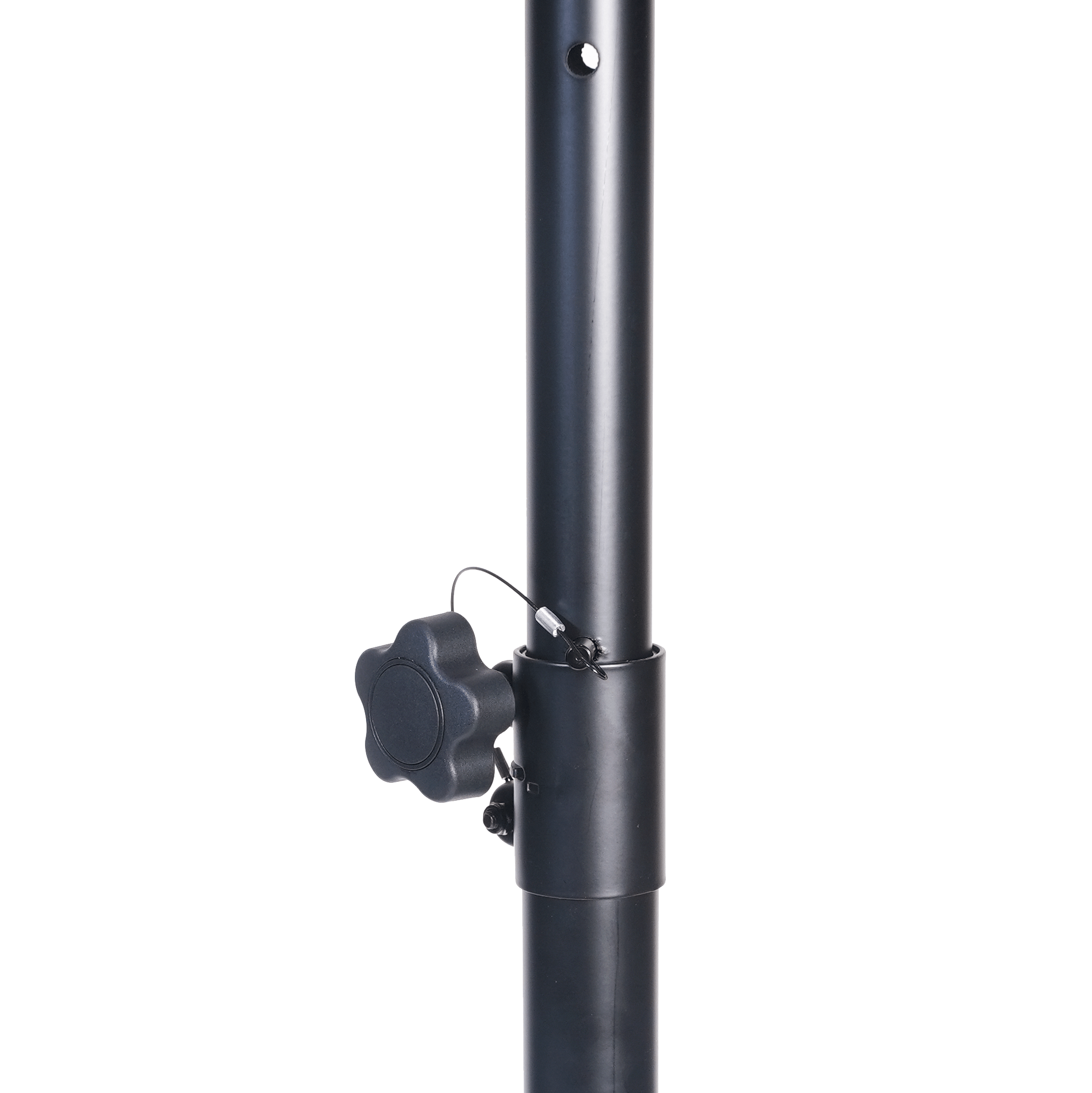 Universal Speaker Stand 6.65 ft • Adjustable Height from 46 in to 80 in • Rated at 150 pounds