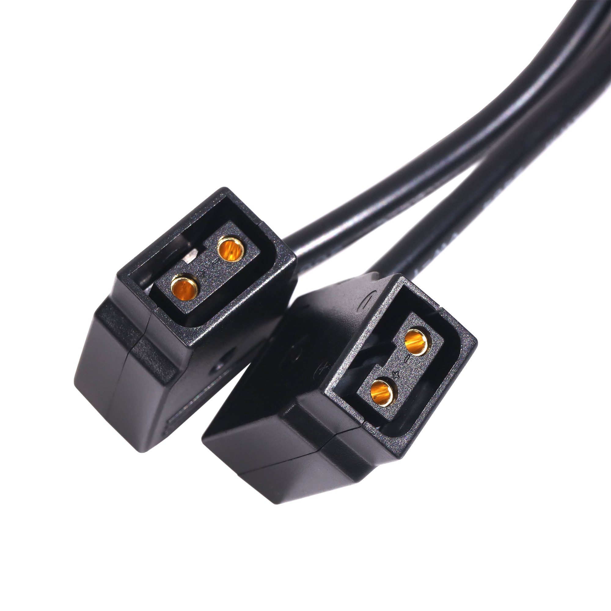 D-Tap Male to 2 DTap Female Multi Hub Splitter Power Tap Cable for V-Mount Batteries