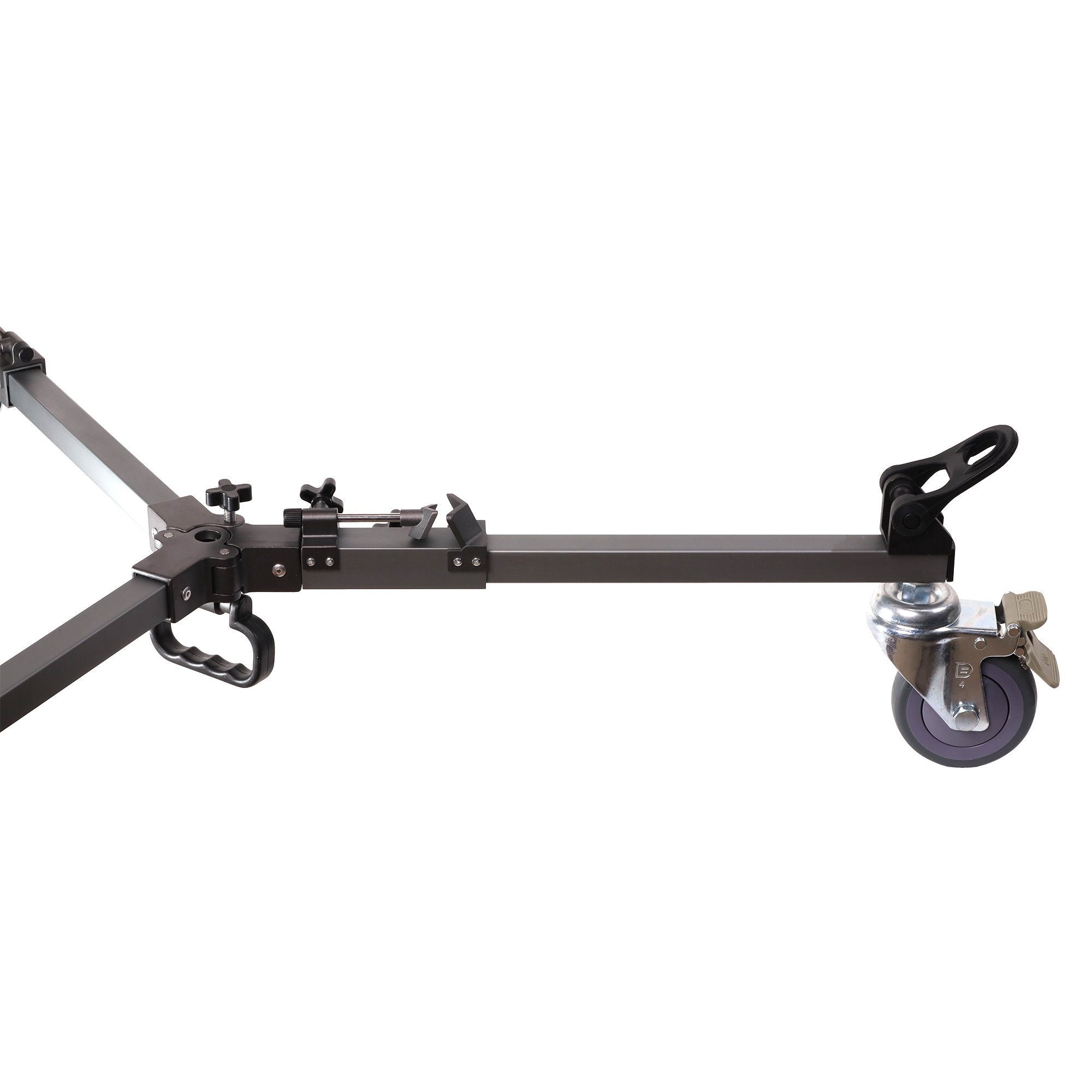 Open Box Heavy Duty 3 Inch Wheeled Professional Tripod Dolly V2, Supports 100 lbs.
