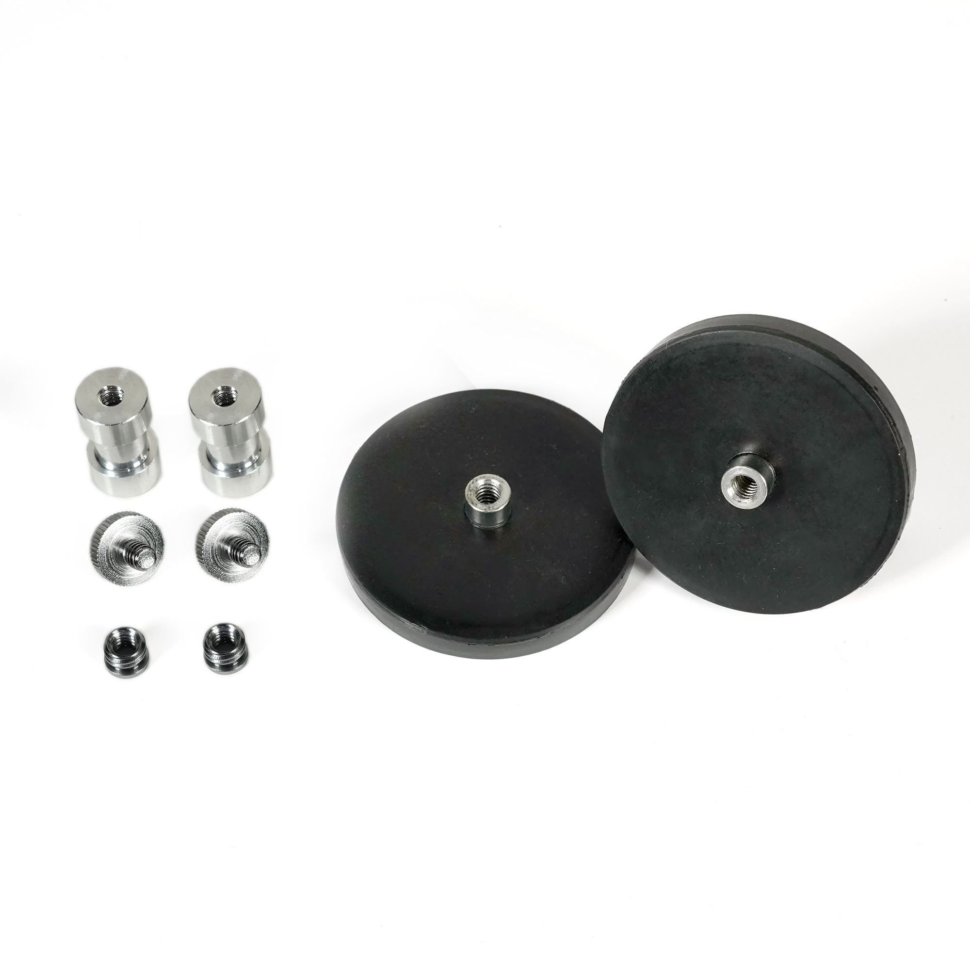 Rubber Coated Filmmaking Vehicle Magnet Mount (2 Pack) -