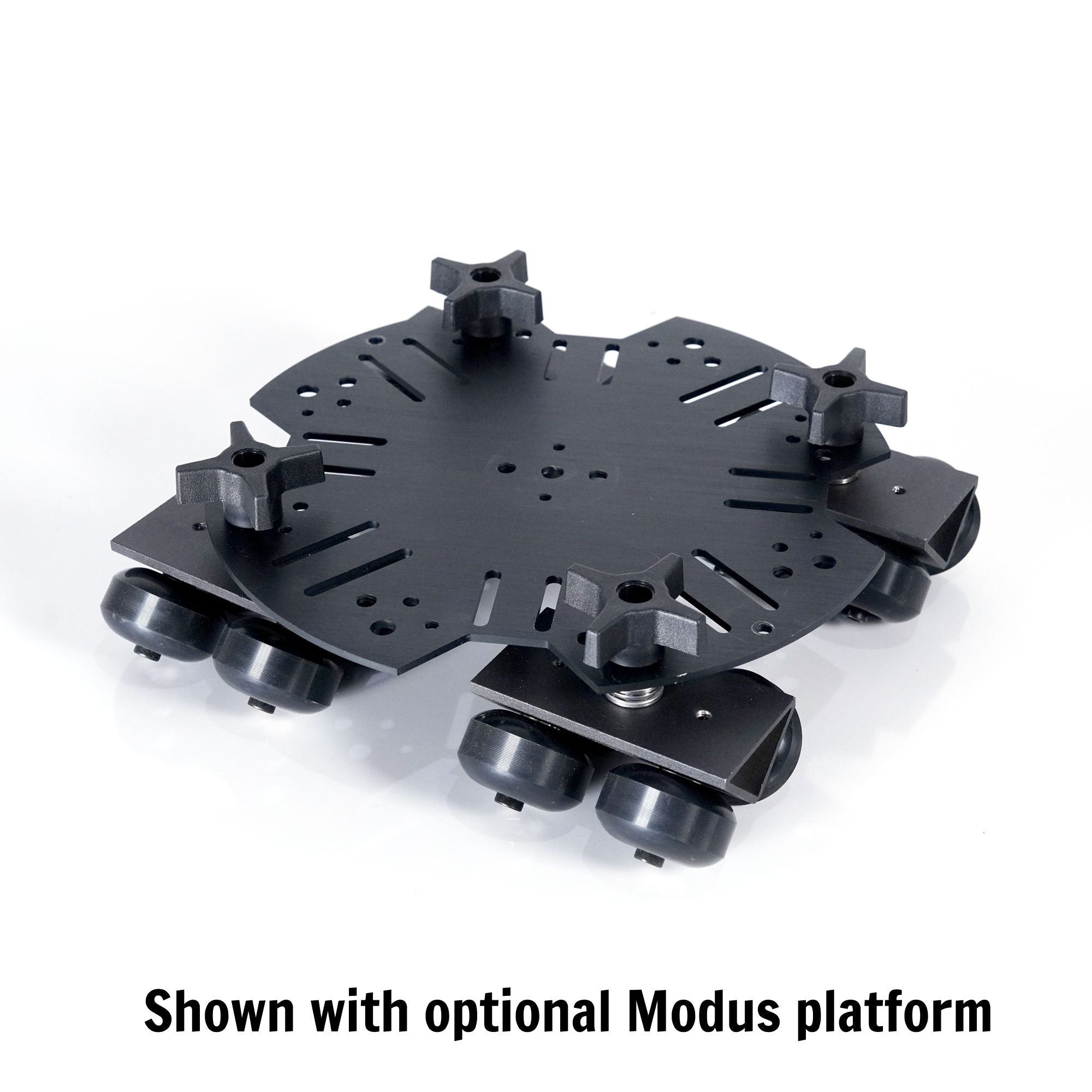 SolidTrax Universal Track Dolly DIY Wheels - Set of 4 - Works with Modus System - PRODUCTS