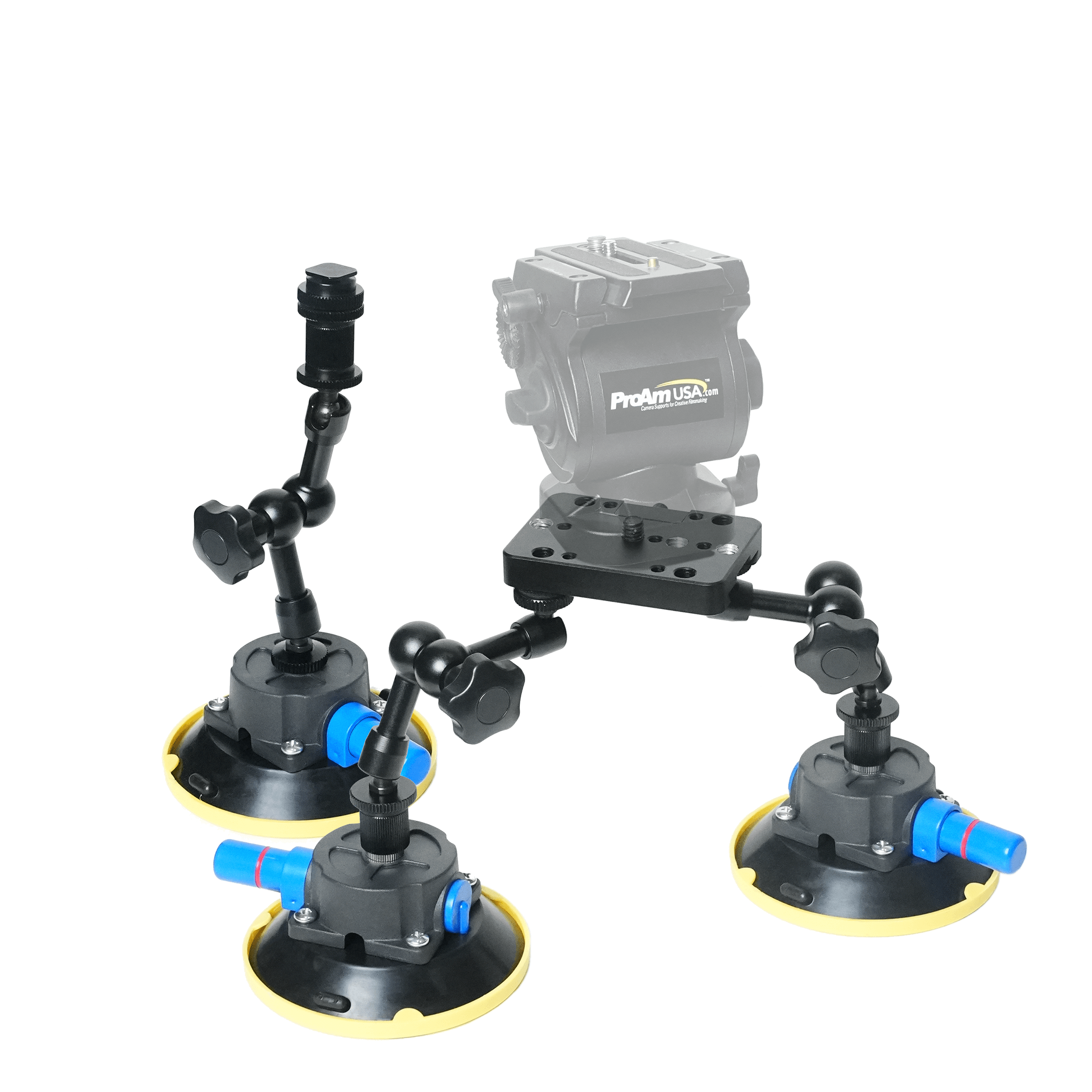 3 Articulating Arm Suction Cup Vehicle Mount for DSLR & Mirrorless