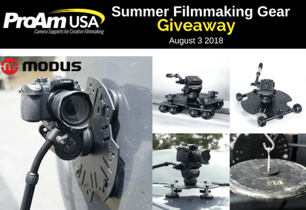 2018 Summer Filmmaking Gear Giveaway!
