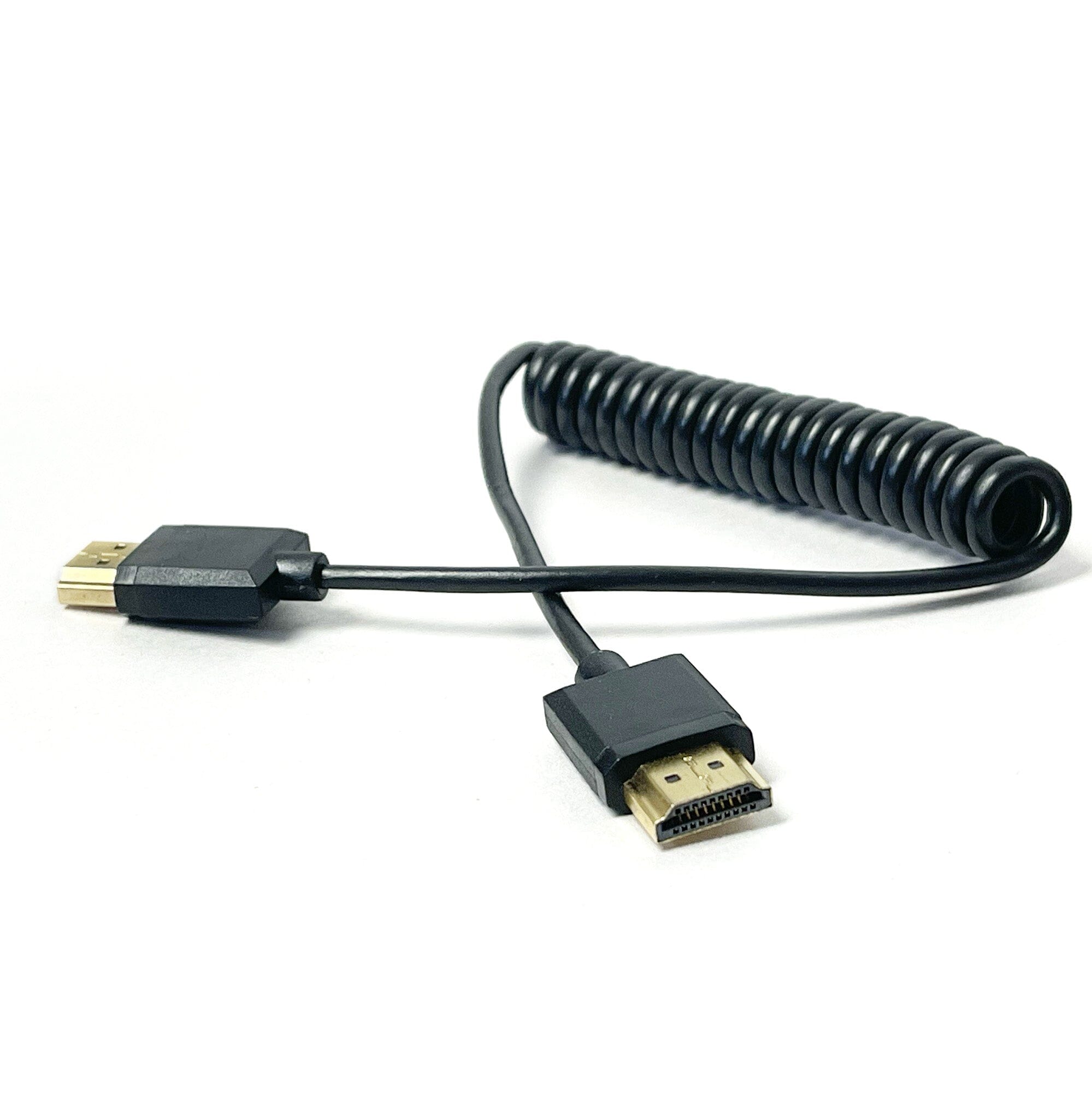 14 in - 4 ft Coiled Full-size HDMI Cable - 4K Standard HDMI (Type A) Full to Full