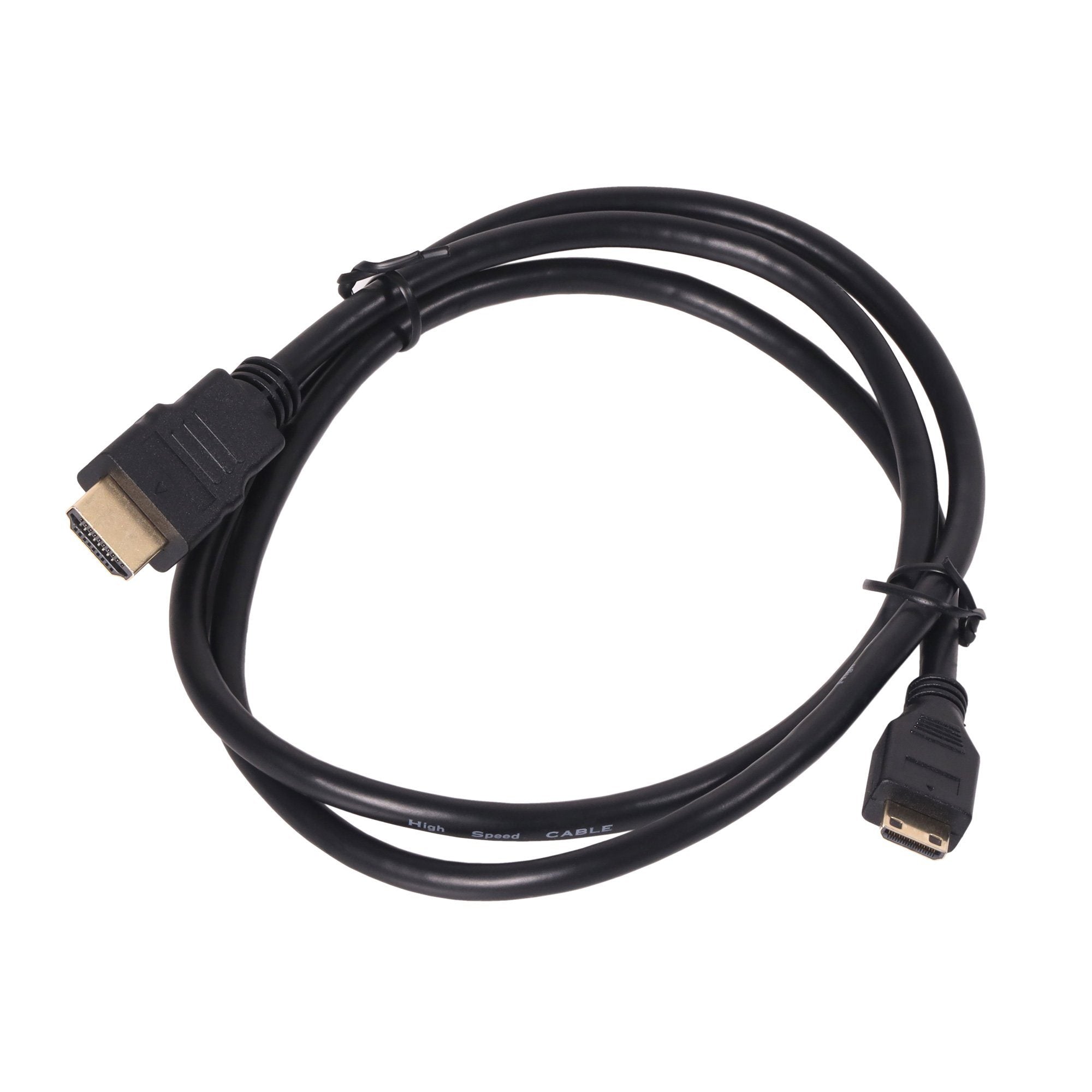 3 ft HDMI Cable - 4K 30AWG Mini-HDMI (Type C) to HDMI (Type A)