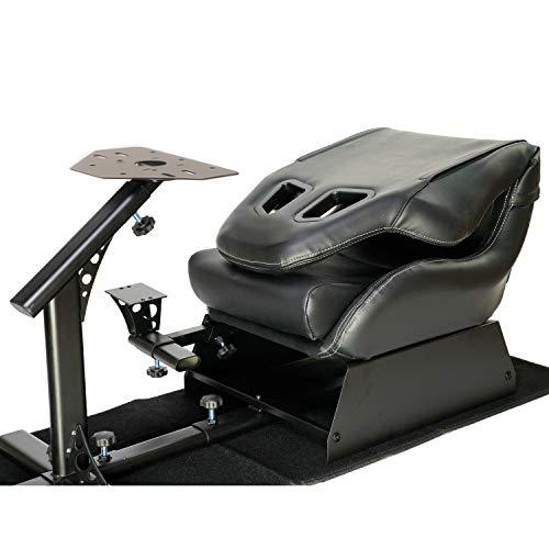 hovedvej Børnepalads Sømand Racing Seat Gaming Chair Simulator with Steering Wheel & Pedal Stand