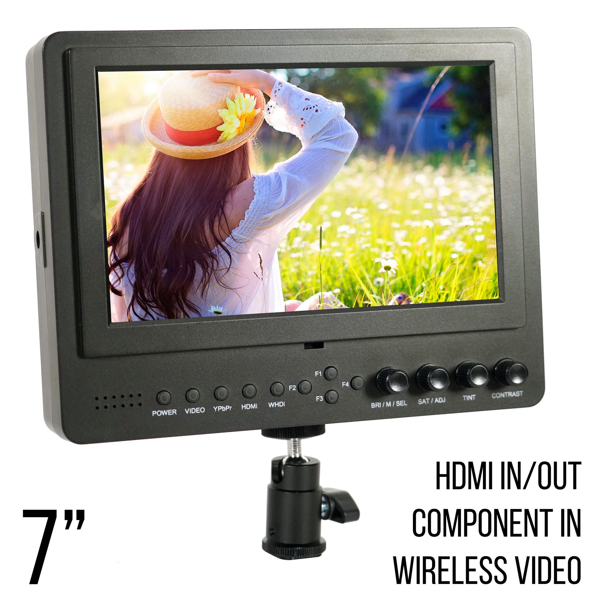 SALE 7 Inch Iris Pro WIRELESS HDMI On Camera LCD Monitor - PRODUCTS