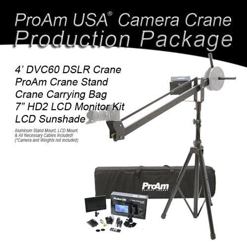 Orion Jr DVC60 4 ft DSLR Camera Crane Production Package - PRODUCTS