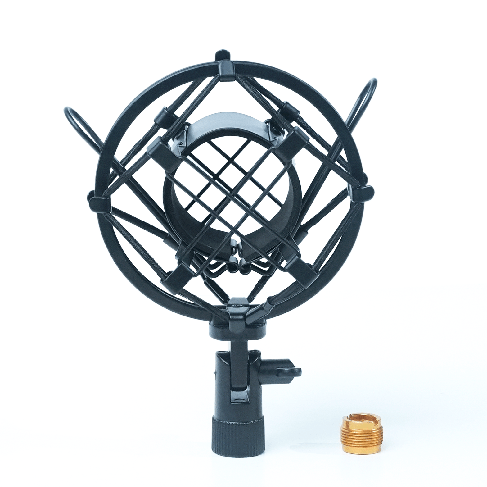 Universal Shock Mount for Shotgun Microphones fits 5/8 and 3/8 Inch Boom Poles