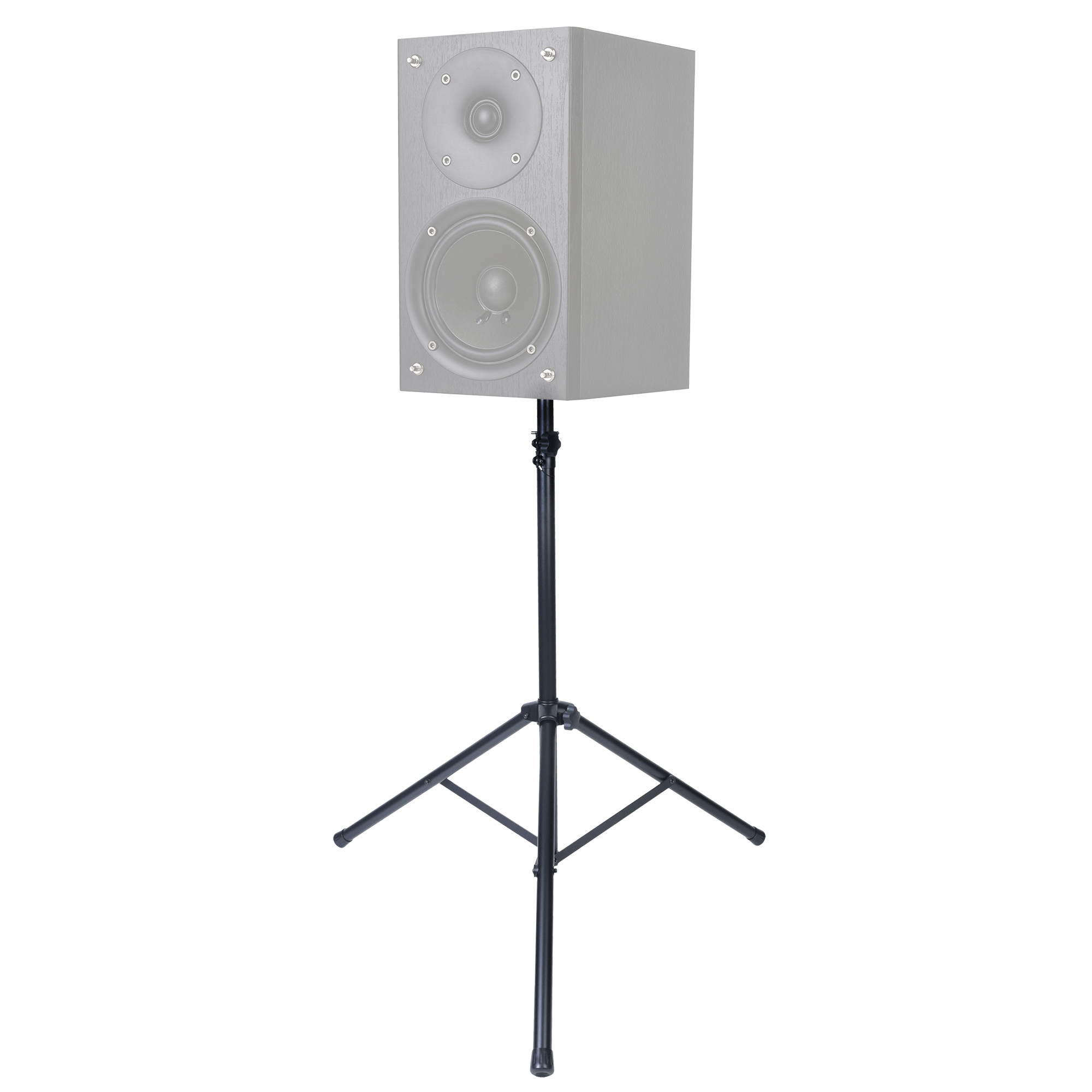 4 PACK of Universal Speaker Stands 6.65 ft • Adjustable Height from 46 in to 80 in • Rated at 150 pounds