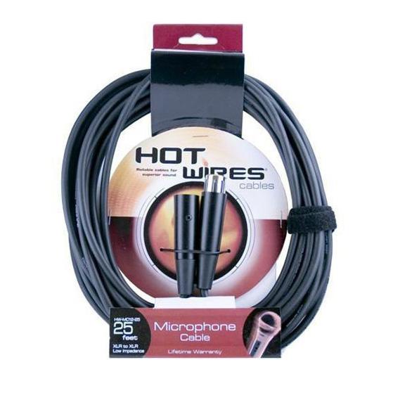 SALE On-Stage Hot Wires Pro 25 foot XLR Audio Cable for Microphones - PRODUCTS