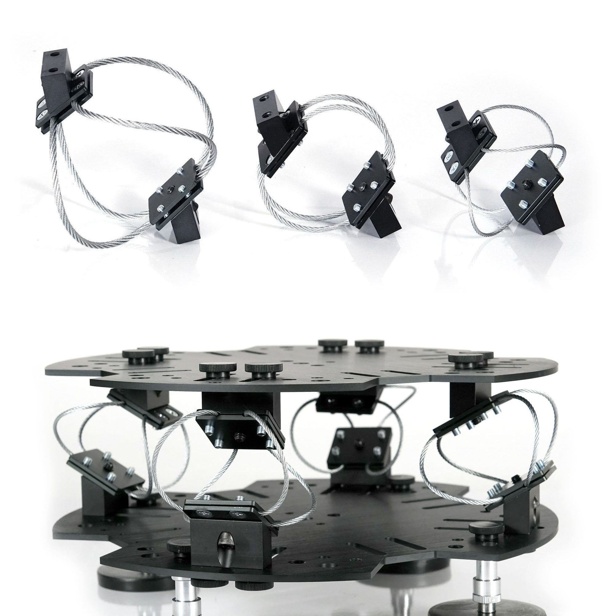 Modus Camera Mounting System V - 2 Platforms with Wire Sets, 3 Magnet Arms and 4 Wheel Sets